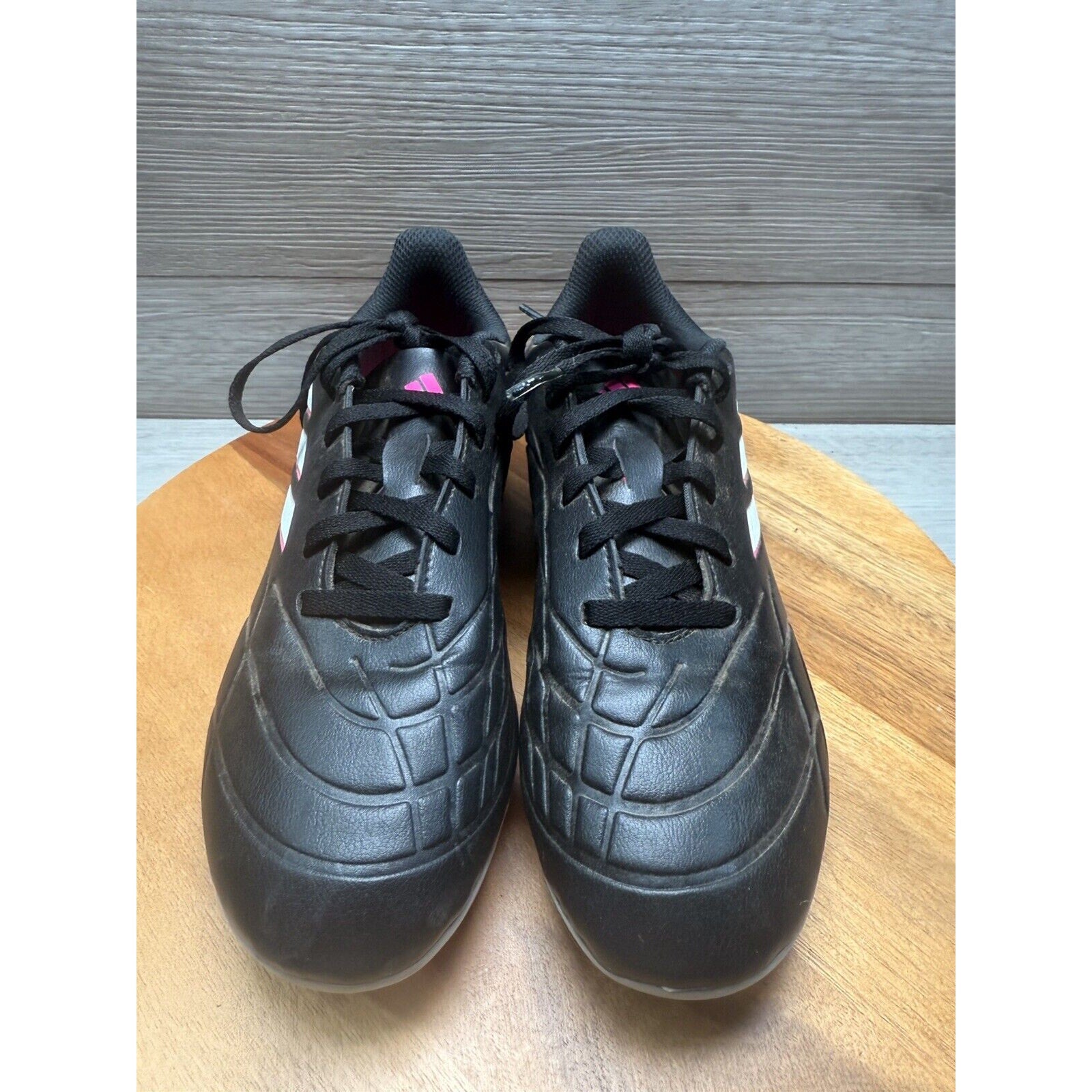 Adidas Copa PURE.1 FG Football Soccer Cleats Black Pink Youth Size 5.5