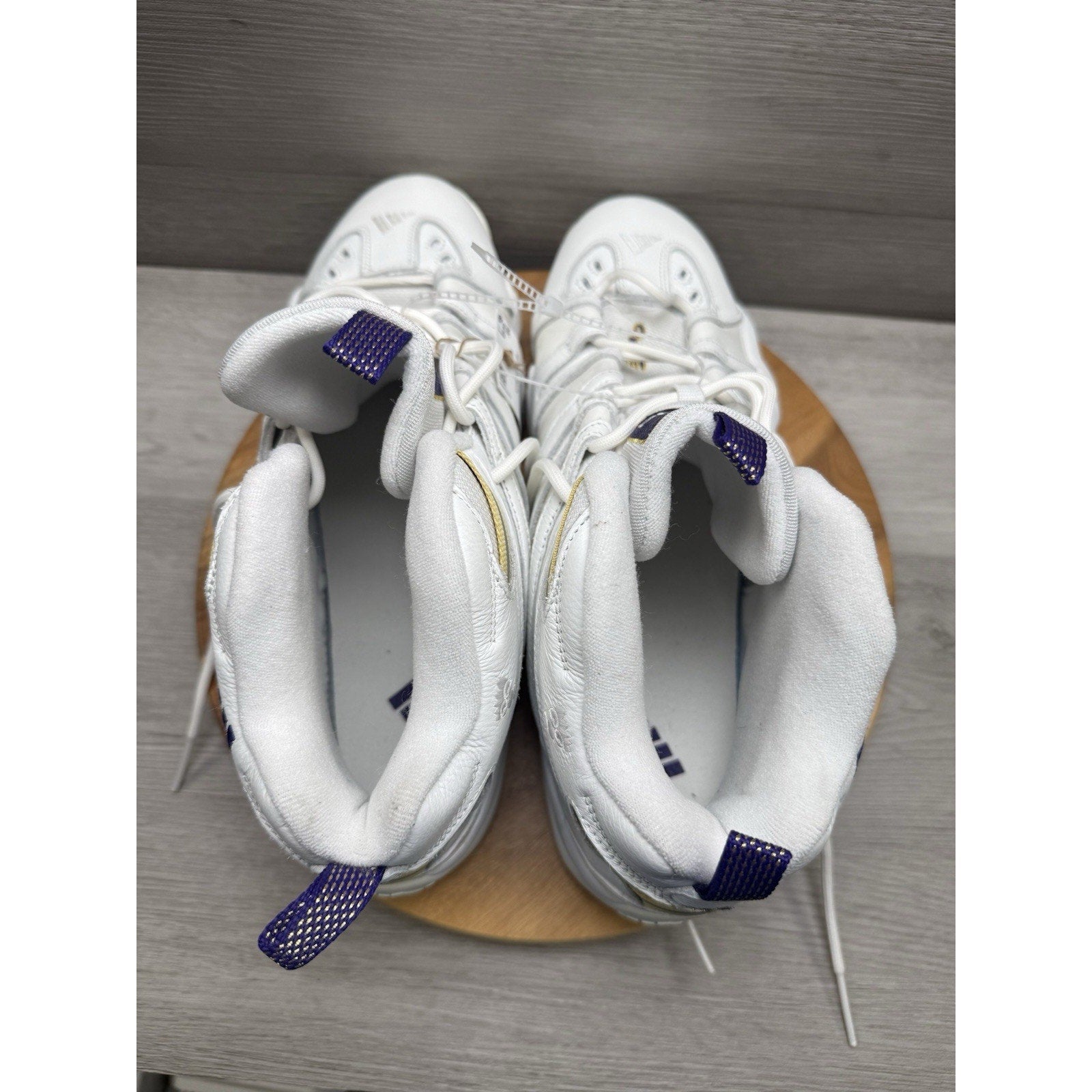 Adidas Crazy 8 'Core White Purple' - IF4523 Kobe Bryant Lakers Size 13.5