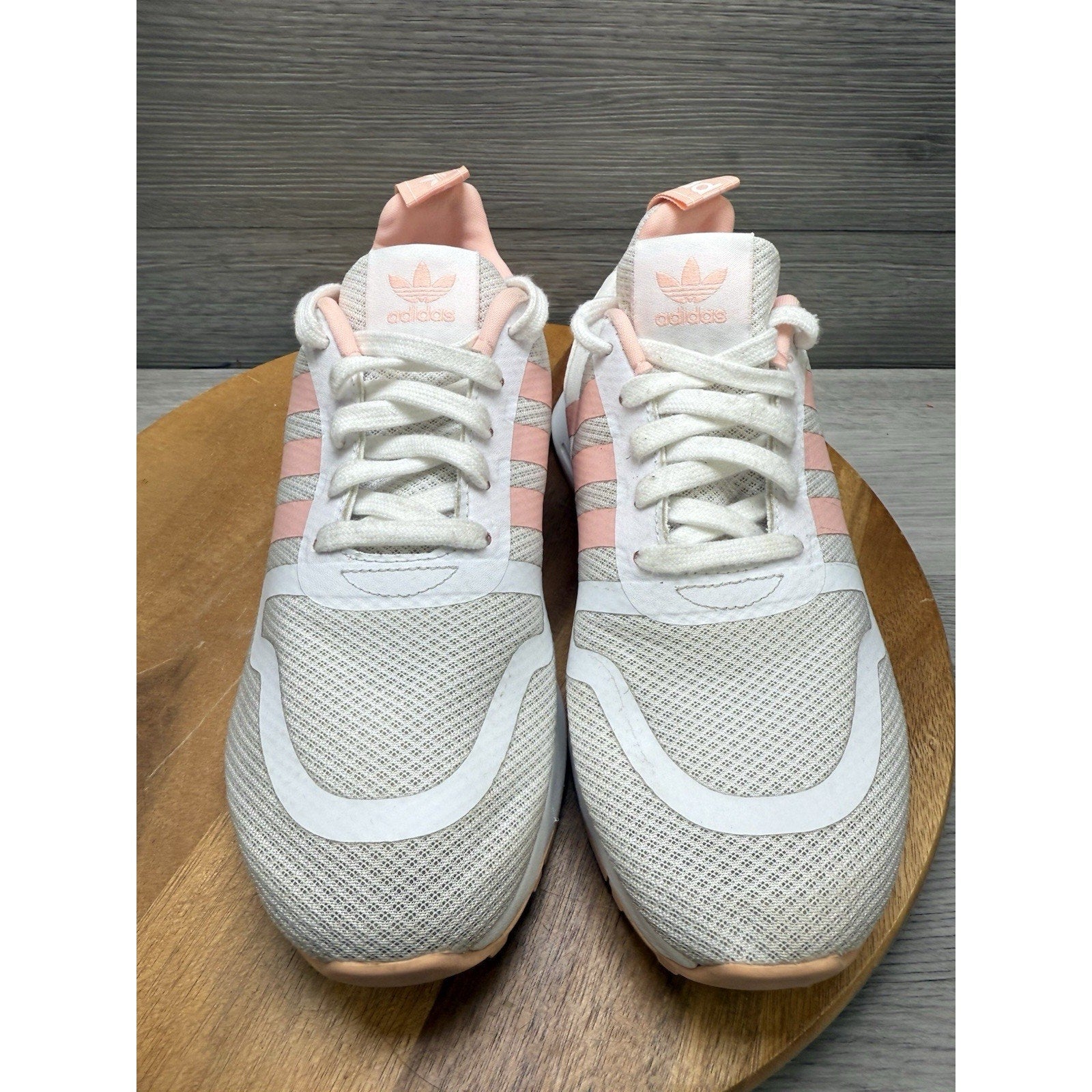 Adidas Multix Big Kids' Shoes Cloud White-Halo Mint-Haze Coral Q47162 Size 5