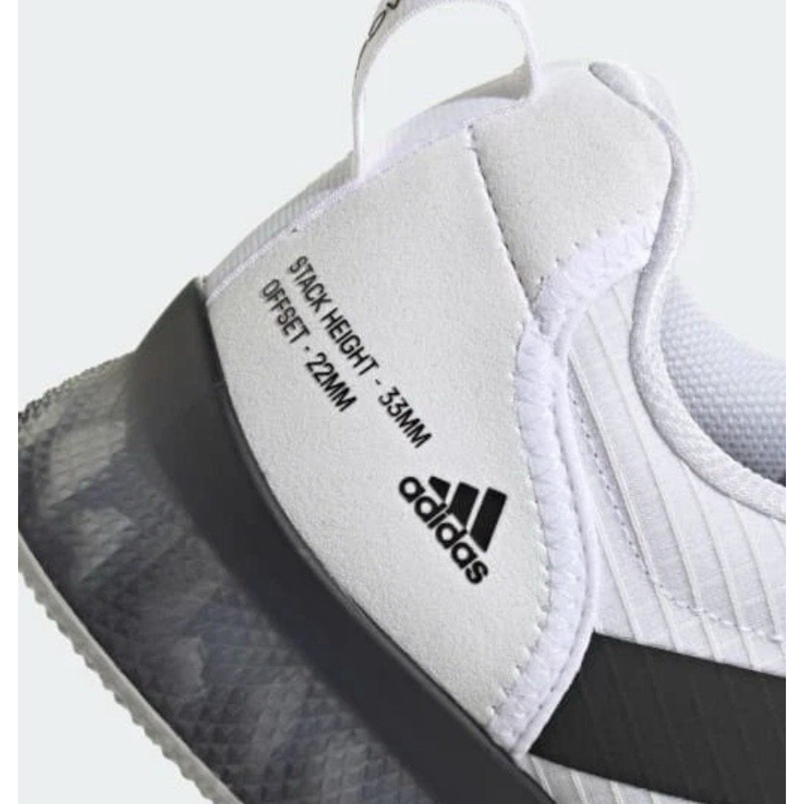 adidas Adipower III Weightlifting Shoes Powerlifting Gym Trainers White Men 9.5