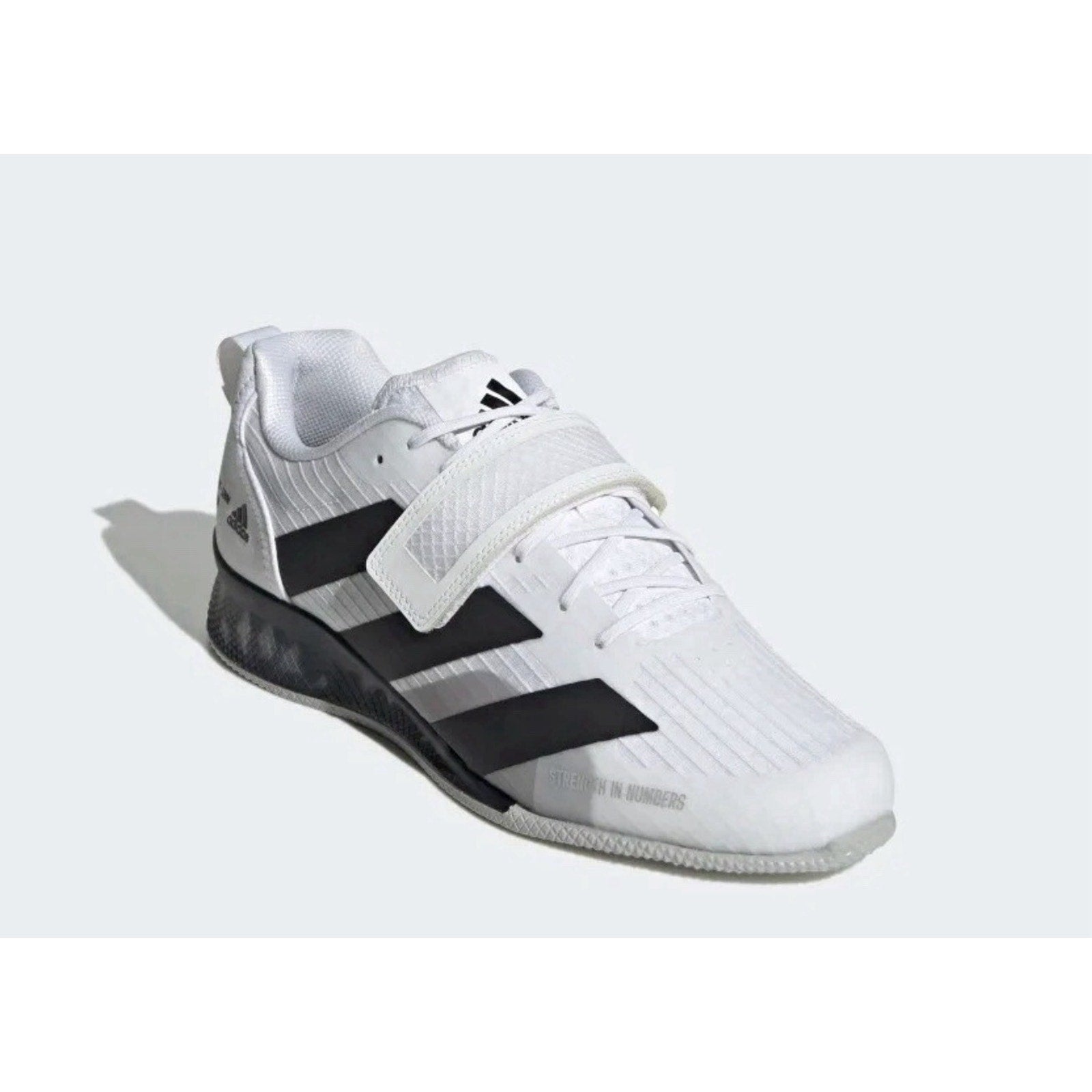 adidas Adipower III Weightlifting Shoes Powerlifting Gym Trainers White Men 9.5