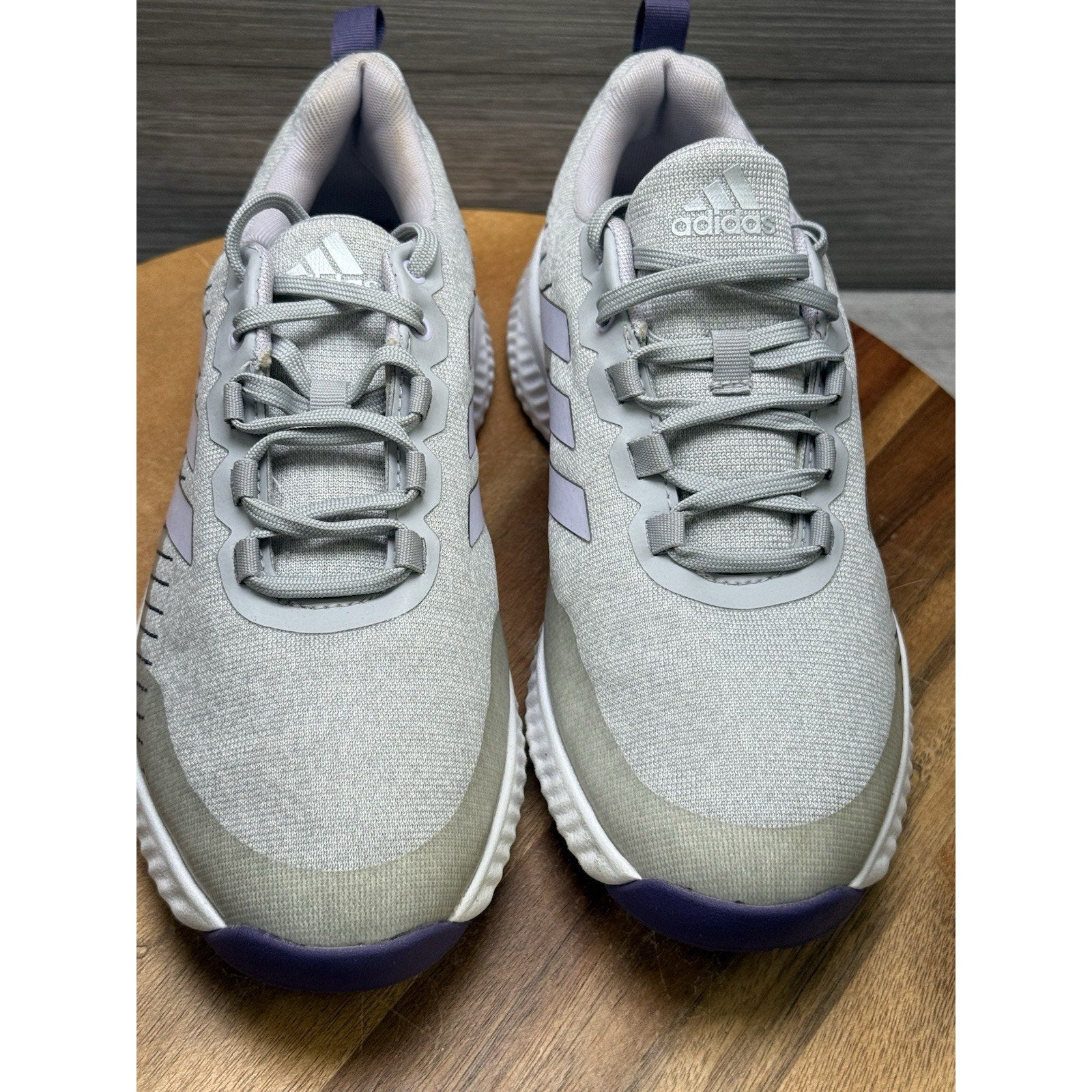 Adidas Tech Responce Bounce 2.0 Golf Shoes Thintech Cleats Gray Womens 5