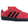 '- Adidas x Marvel Rivalry Low Deadpool Red Suede JR2480 Men's Shoe Size 18