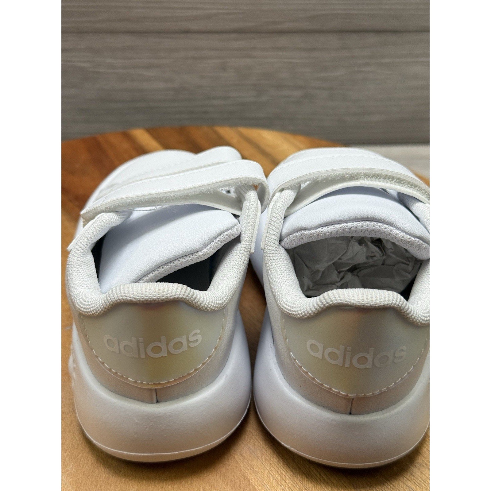 Adidas Grand Court 2.0 CFI Bubble Comfy White Children's Sneaker Shoes 7