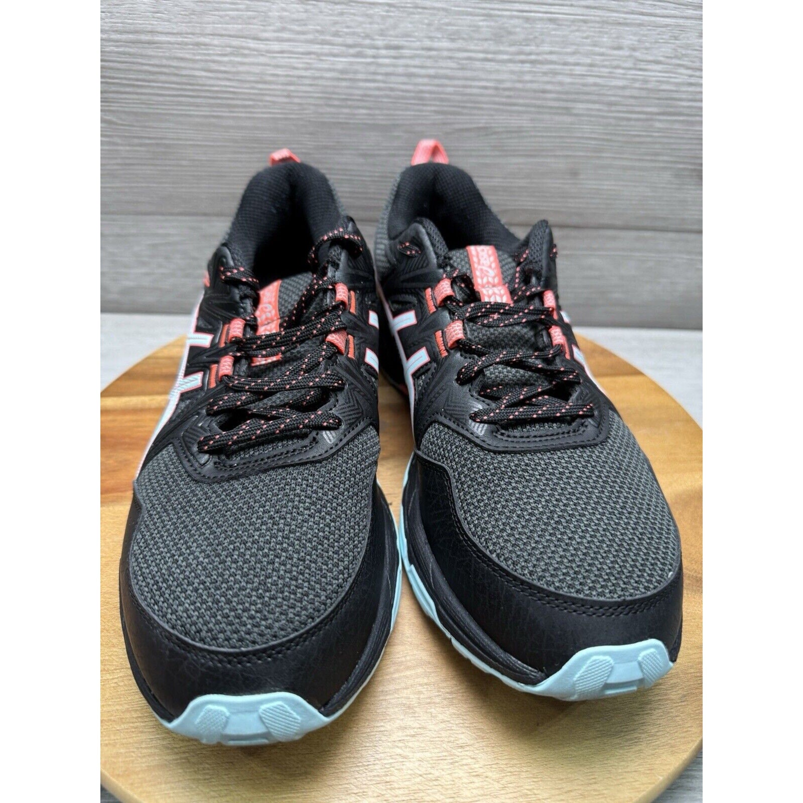 '- ASICS Gel Venture 8 Black Clear Blue Pink - Women’s Size 10