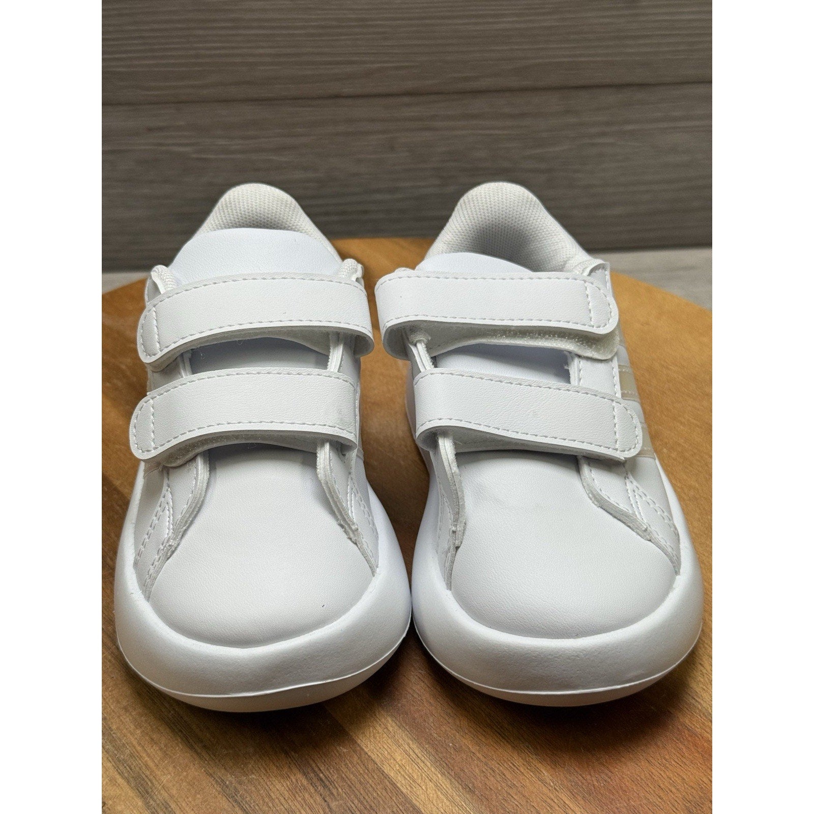 Adidas Grand Court 2.0 CFI Bubble Comfy White Children's Sneaker Shoes 7