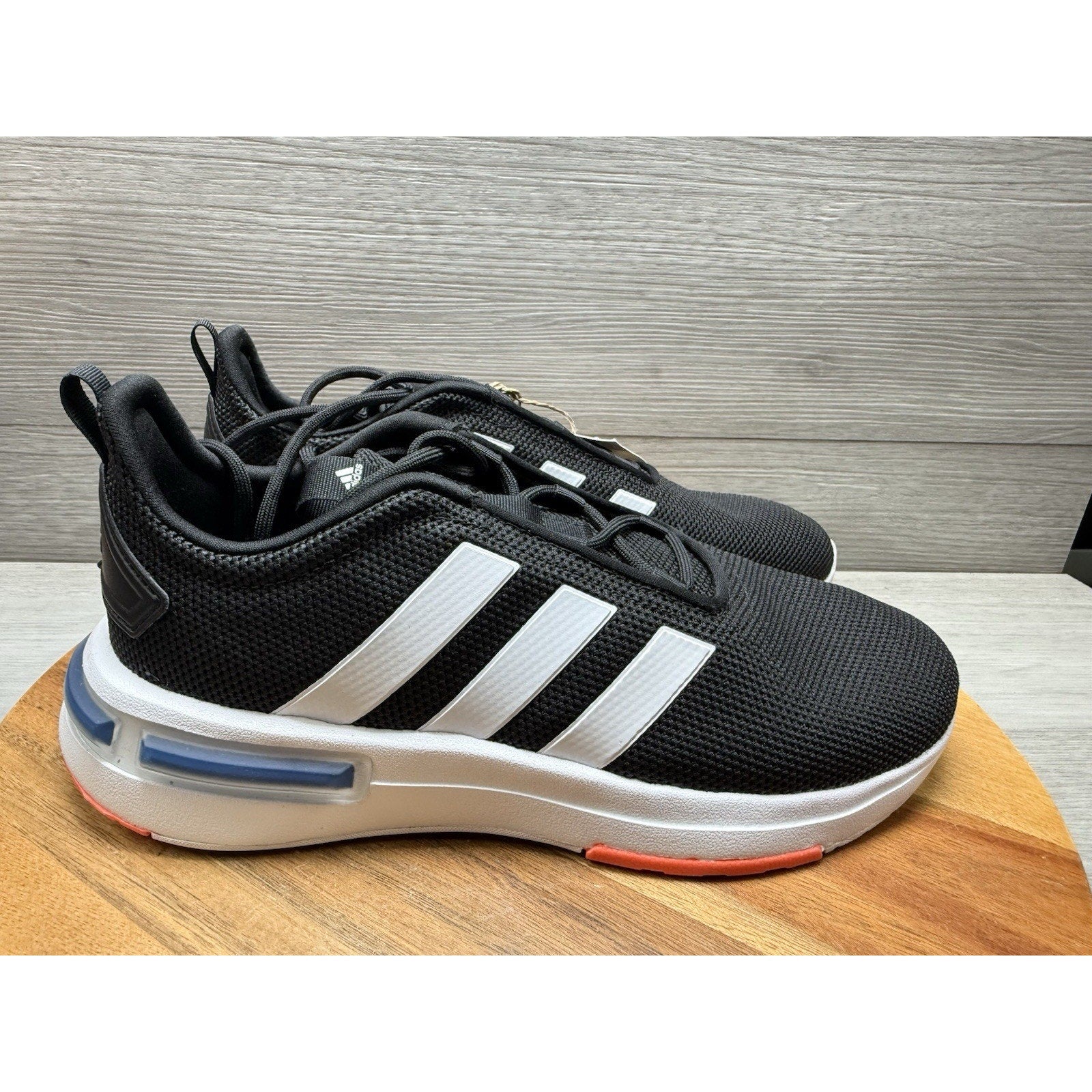 Adidas Racer TR23 Kids Shoes Sneakers Cloudfoam Black White Youth Size 5.5