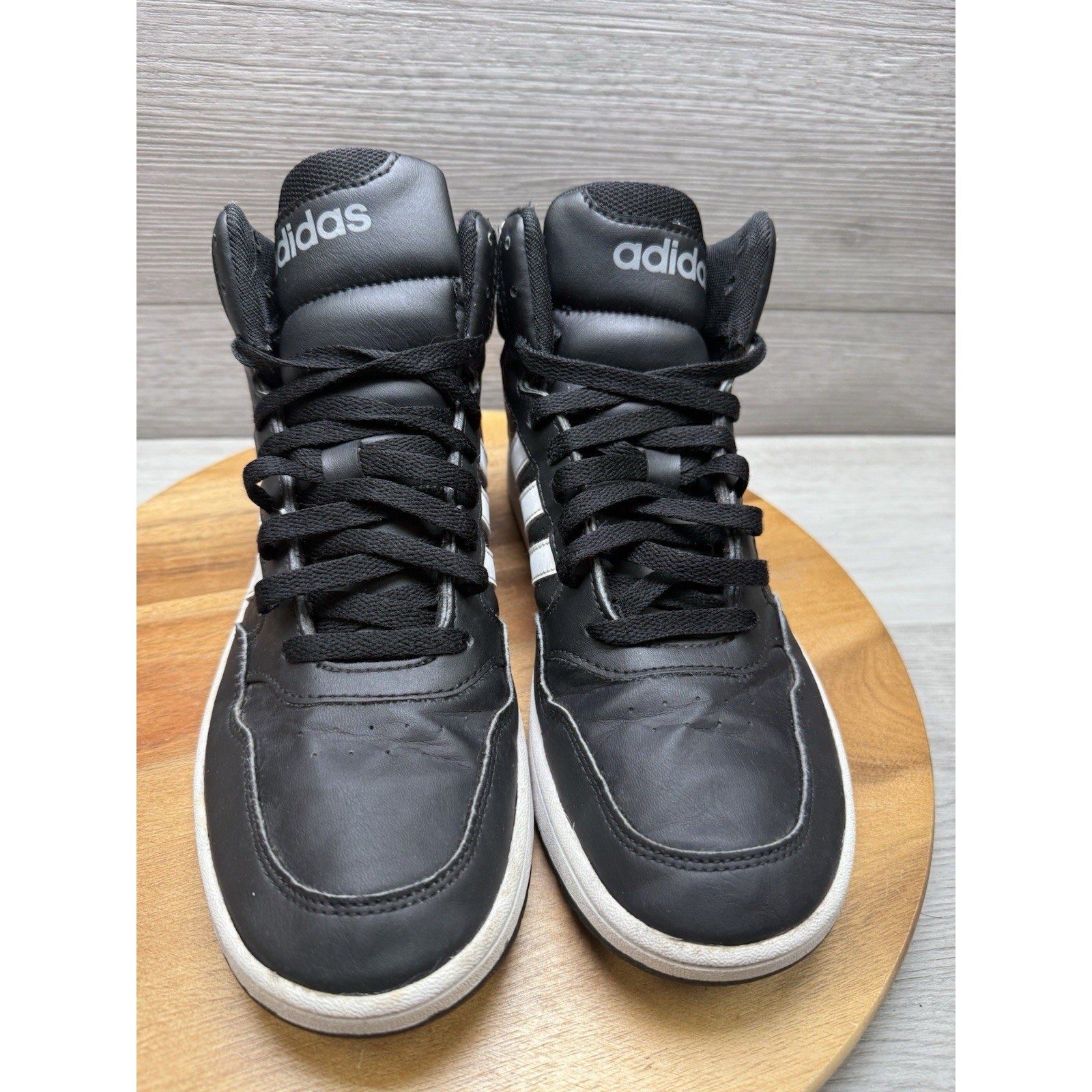 adidas men Hoops 3.0 Mid Classic Shoes, Size 6.5