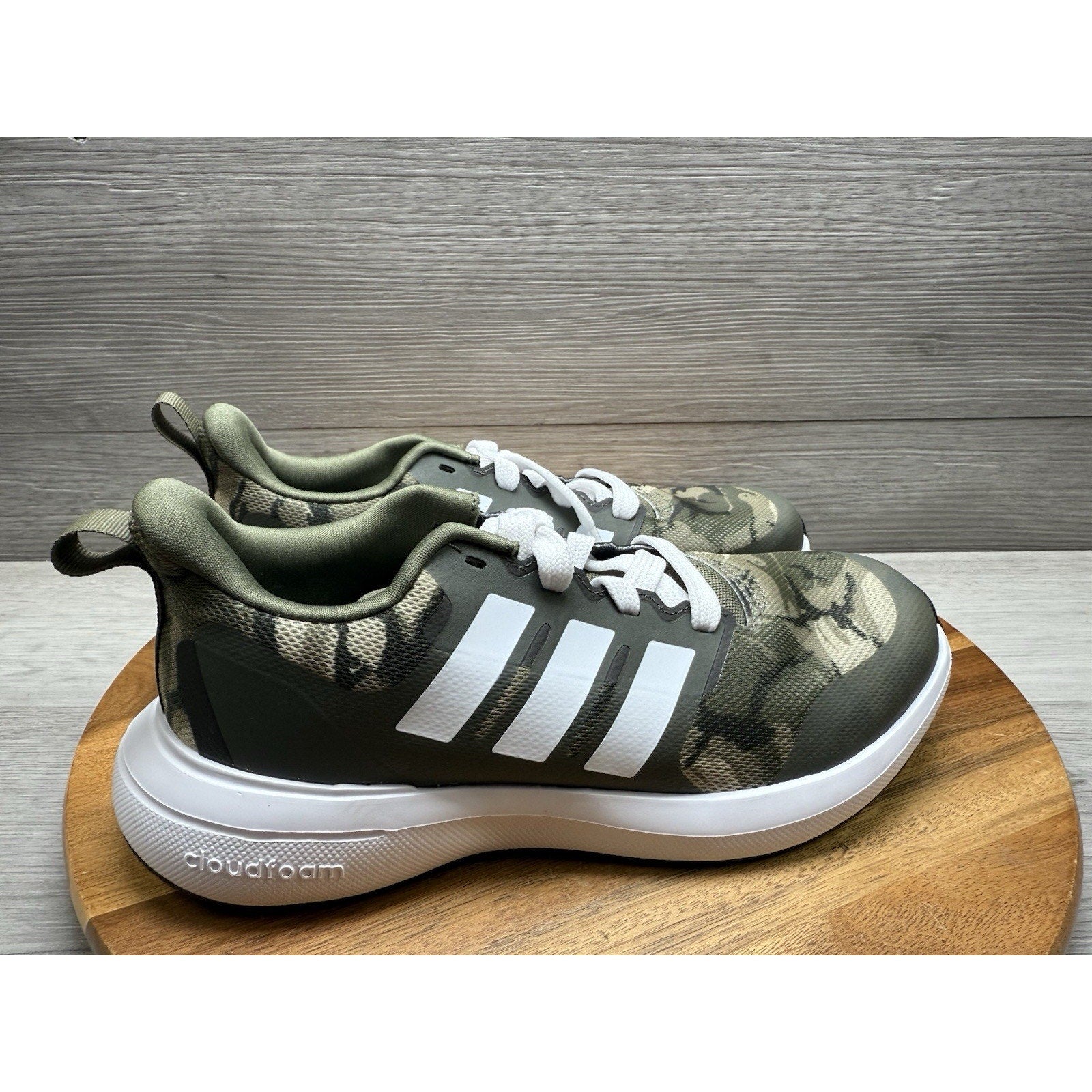 Adidas Fortarun 2.0 Camo Sz 4 Youth