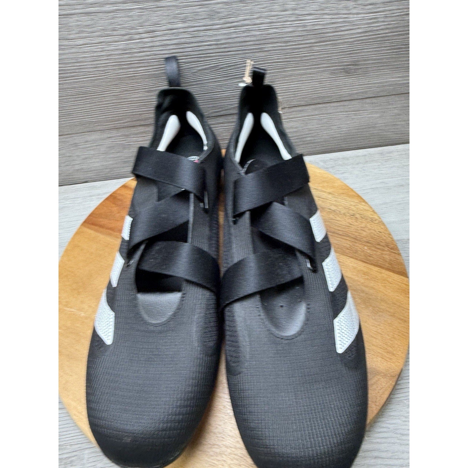 Adidas The Indoor Core Cycling Shoes Men Size 14 Black White GX6544