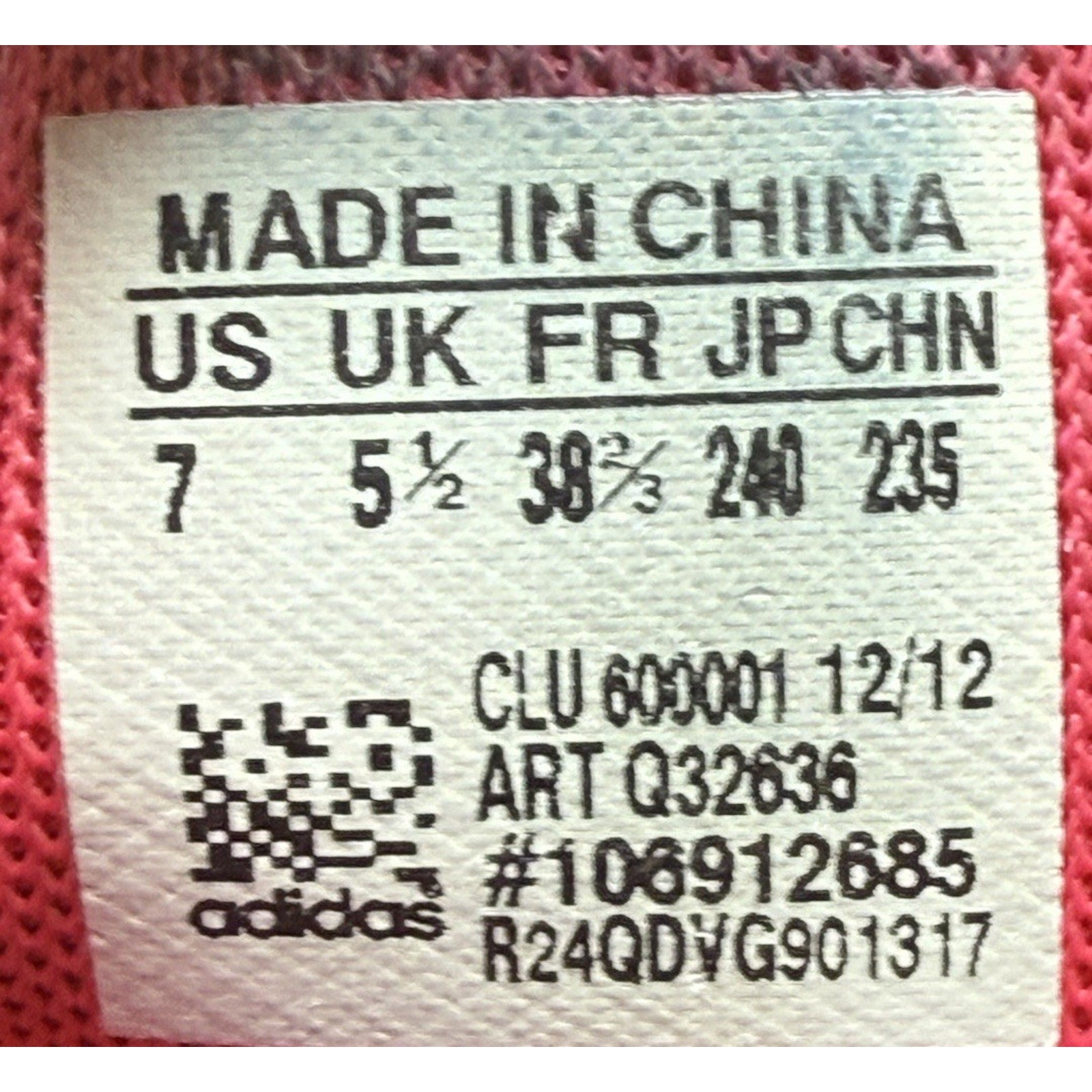 Adidas Court Attitude Sneakers 2013 Pink, Blue Women’s 7