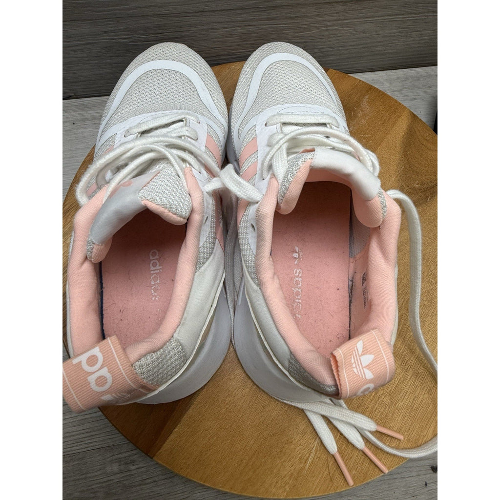 Adidas Multix Big Kids' Shoes Cloud White-Halo Mint-Haze Coral Q47162 Size 5