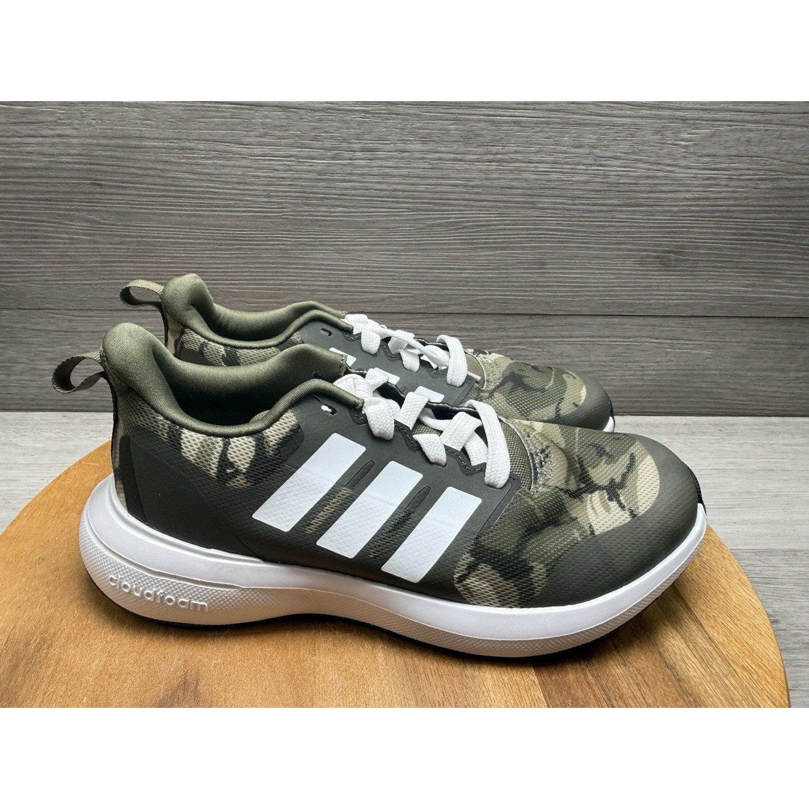 Adidas RUNFALCON 3 CLOUDFOAM Low Running Men's Sneakers Camo Youth 4