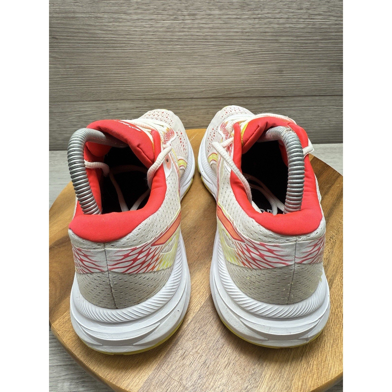 Aasics Women's Gel Excite 6 White/Pink Running Shoes 1012A150 Womens 8.5