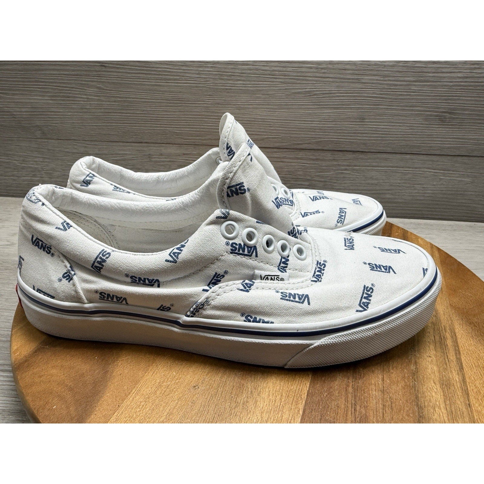 '- Vans Era 59, White/blue Women 8.5