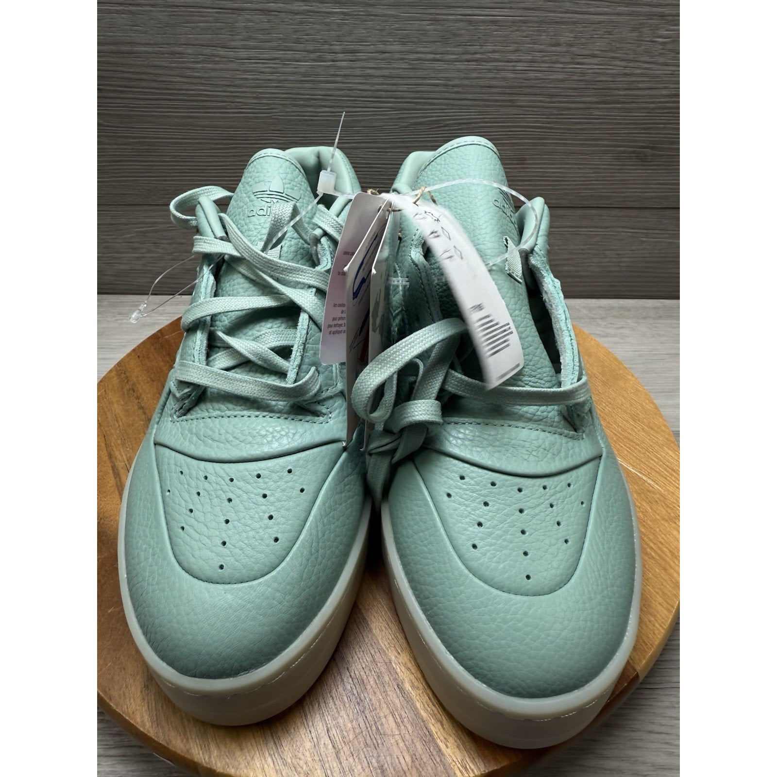 Adidas Rivalry Lux Low Sneakers Original Shoes Hazy Green/Cream Size 11