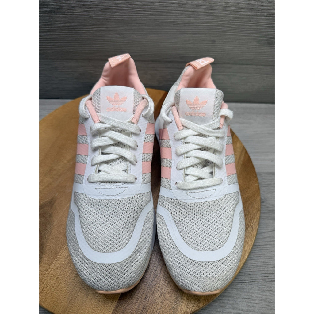Adidas Multix Big Kids' Shoes Cloud White-Halo Mint-Haze Coral Q47162 Size 5
