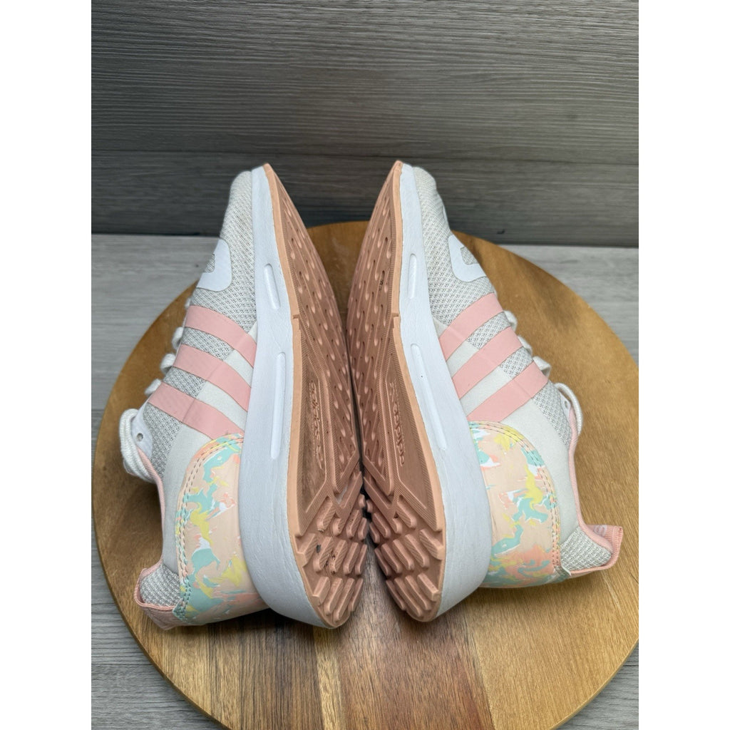 Adidas Multix Big Kids' Shoes Cloud White-Halo Mint-Haze Coral Q47162 Size 5