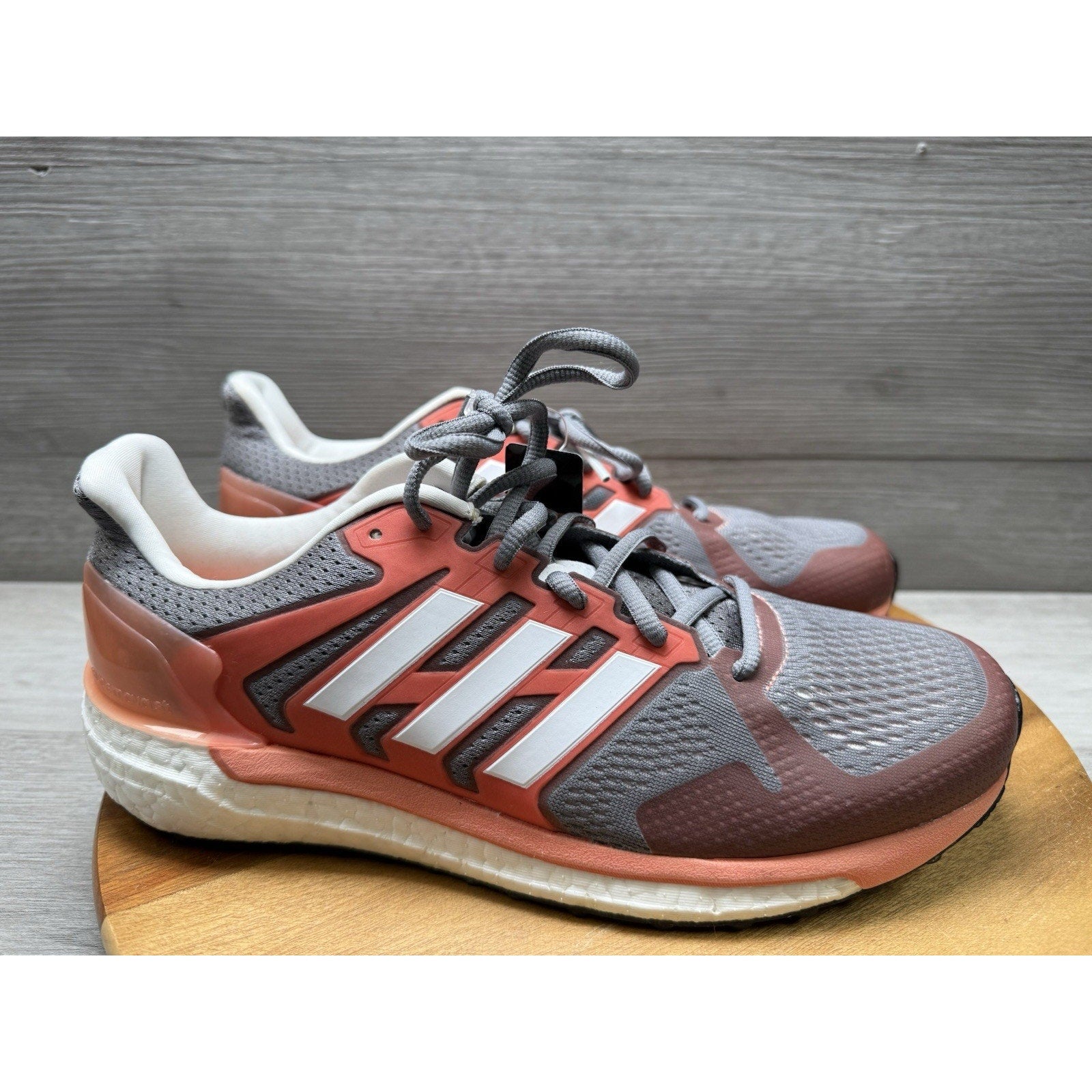 Adidas Supernova ST Boost Running Shoes Gray DB0911 Womens Size 9