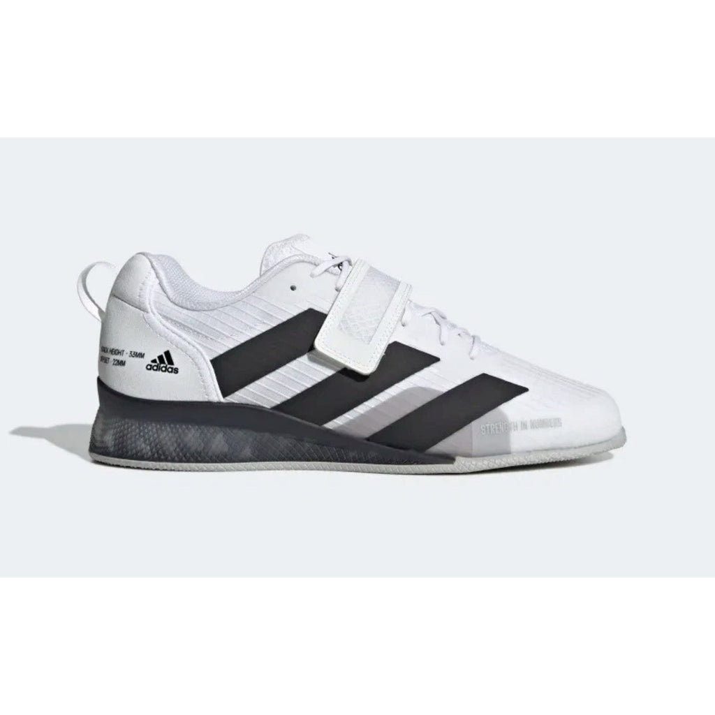 adidas Adipower III Weightlifting Shoes Powerlifting Gym Trainers White Men 9.5