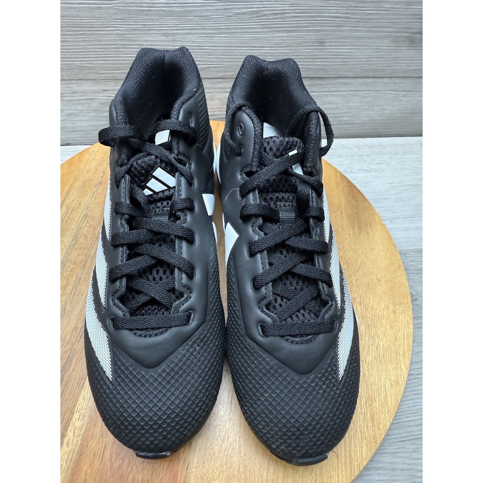 Adidas Adizero Impact.2 Spark Molded Football Cleats Black Snug Fit Shoe Youth 5