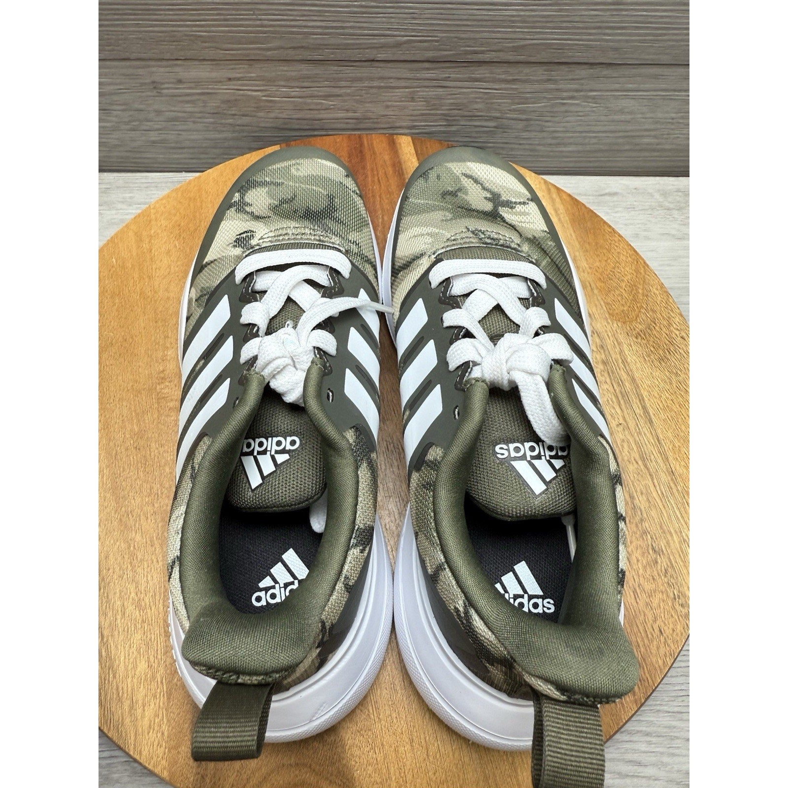 Adidas Fortarun 2.0 Camo Sz 4 Youth