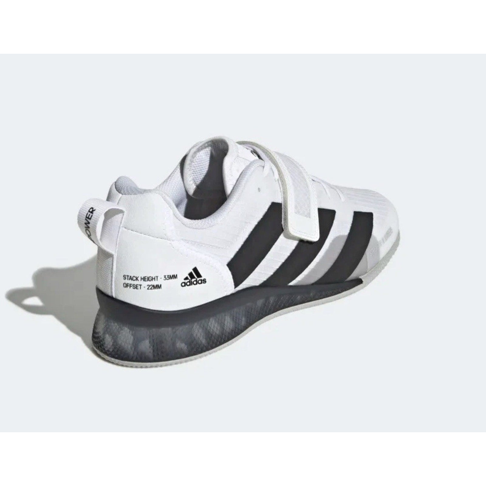 adidas Adipower III Weightlifting Shoes Powerlifting Gym Trainers White Men 9.5