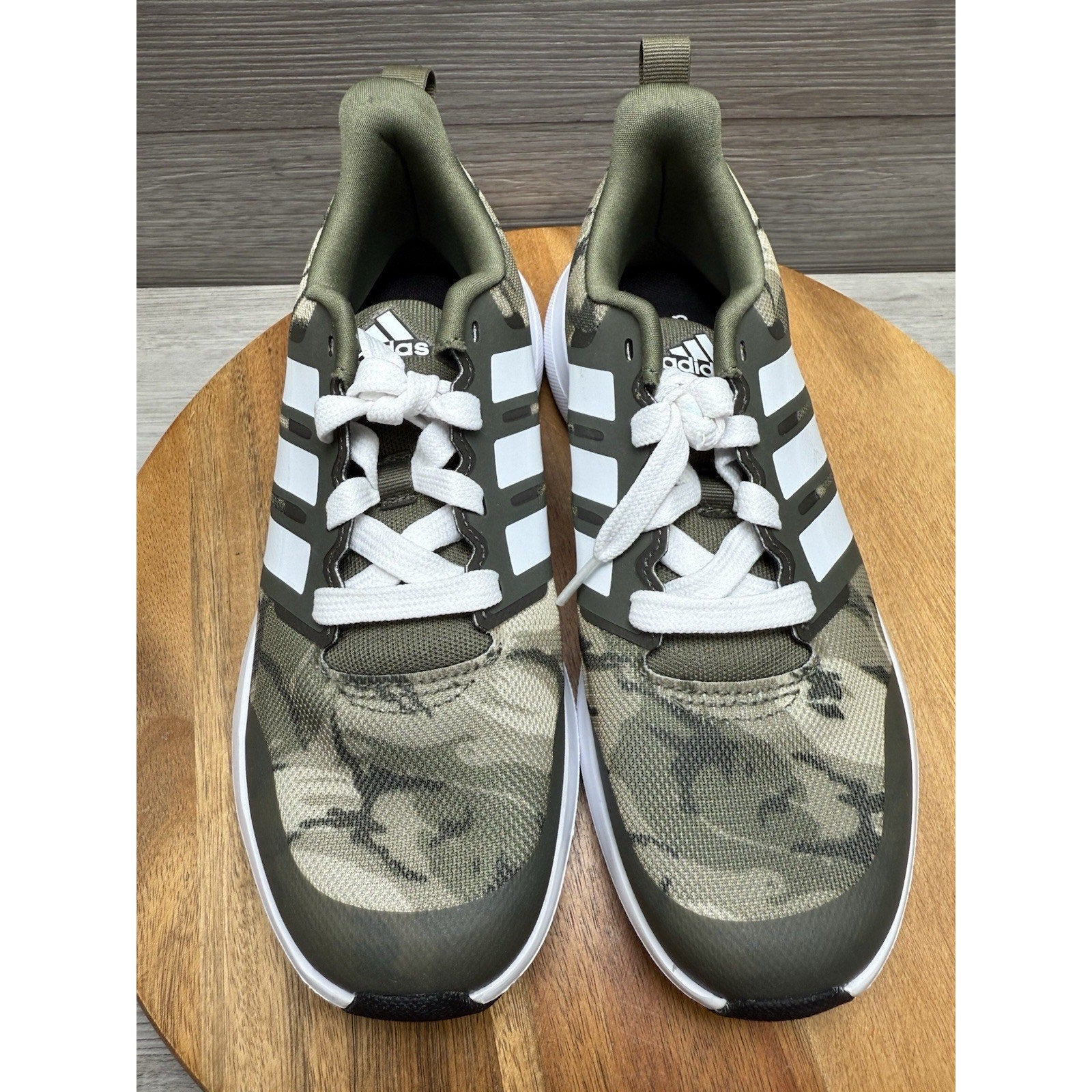 Adidas Fortarun 2.0 Camo Sz 4 Youth