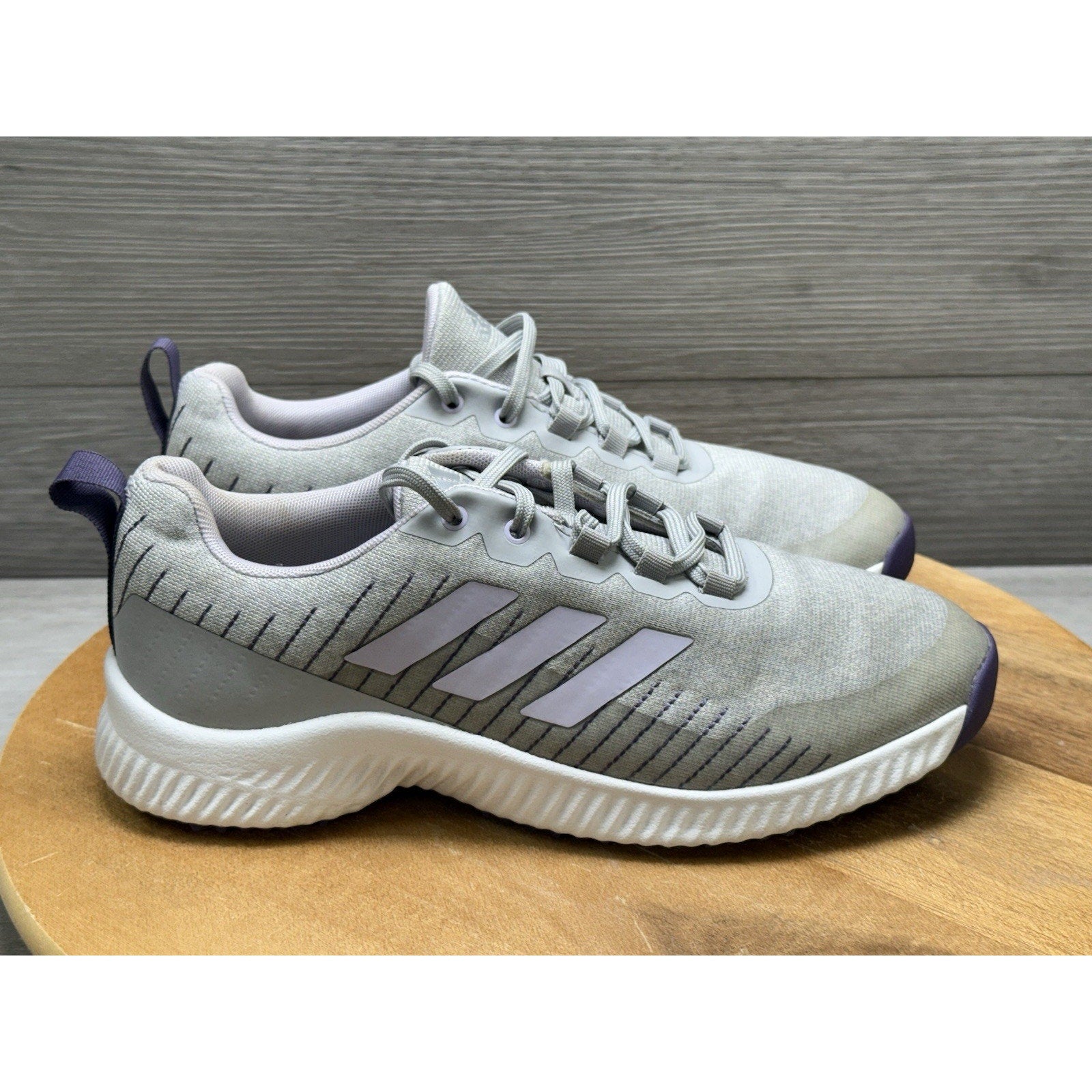 Adidas Tech Responce Bounce 2.0 Golf Shoes Thintech Cleats Gray Womens 5