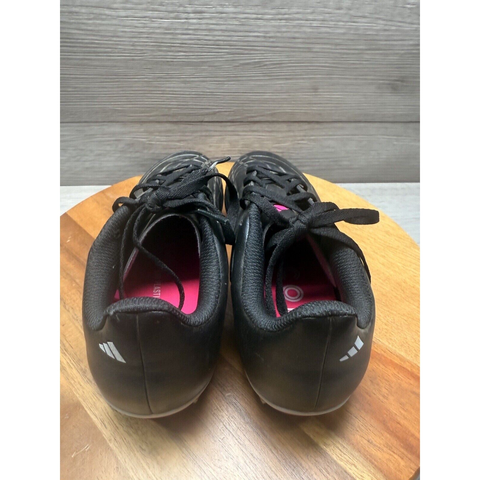 Adidas Copa PURE.1 FG Football Soccer Cleats Black Pink Youth Size 5.5