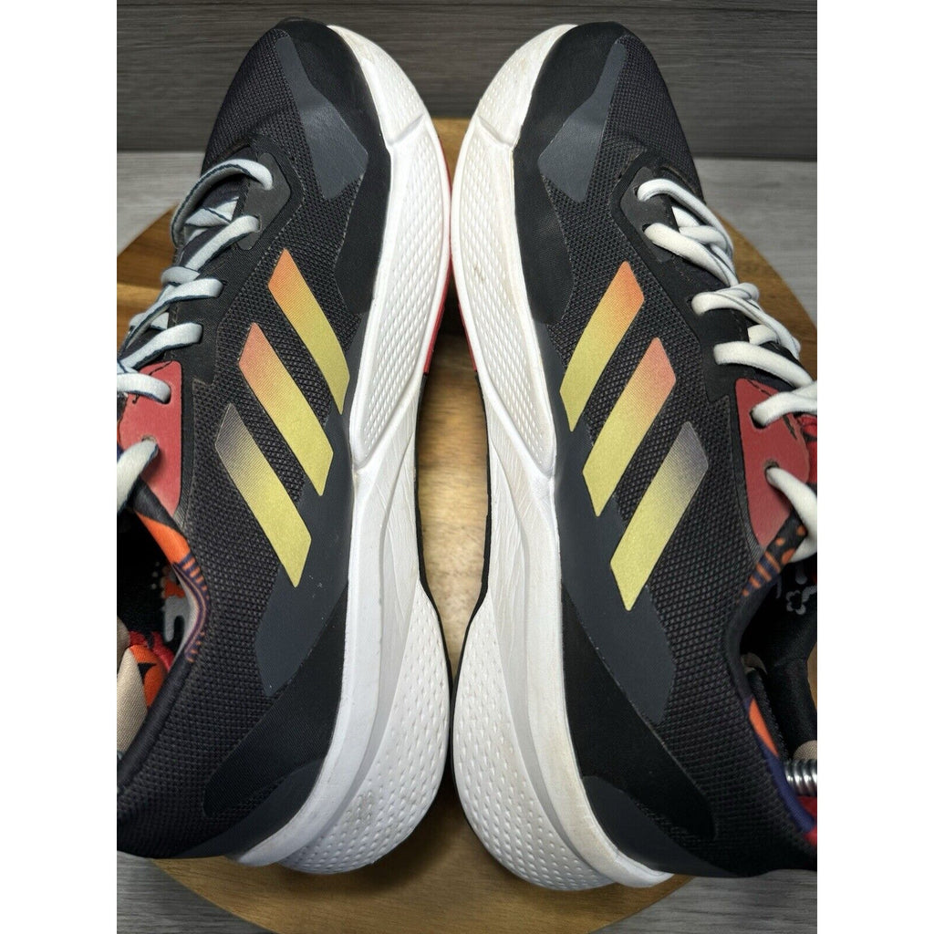 ADIDAS Bounce Black Gold Scarlet Red Running Training Shoes Mens 6.5