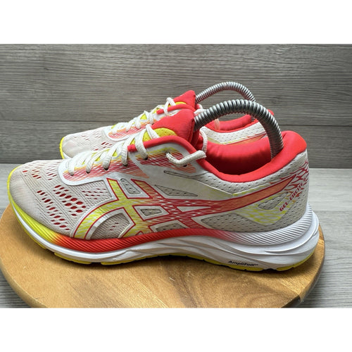 Aasics Women's Gel Excite 6 White/Pink Running Shoes 1012A150 Womens 8.5