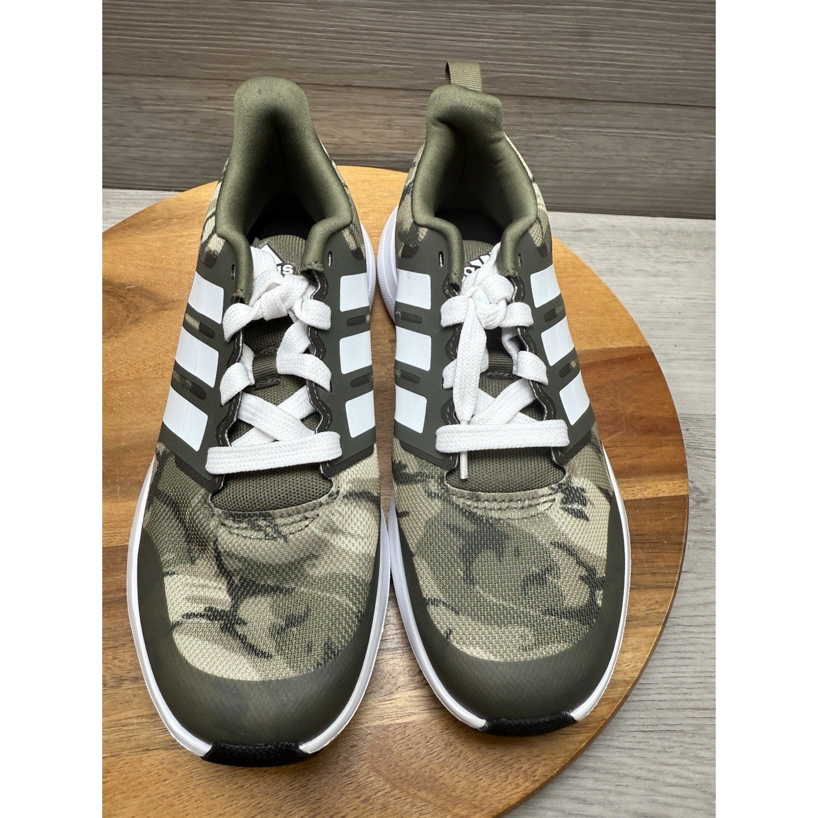 Adidas RUNFALCON 3 CLOUDFOAM Low Running Men's Sneakers Camo Youth 4