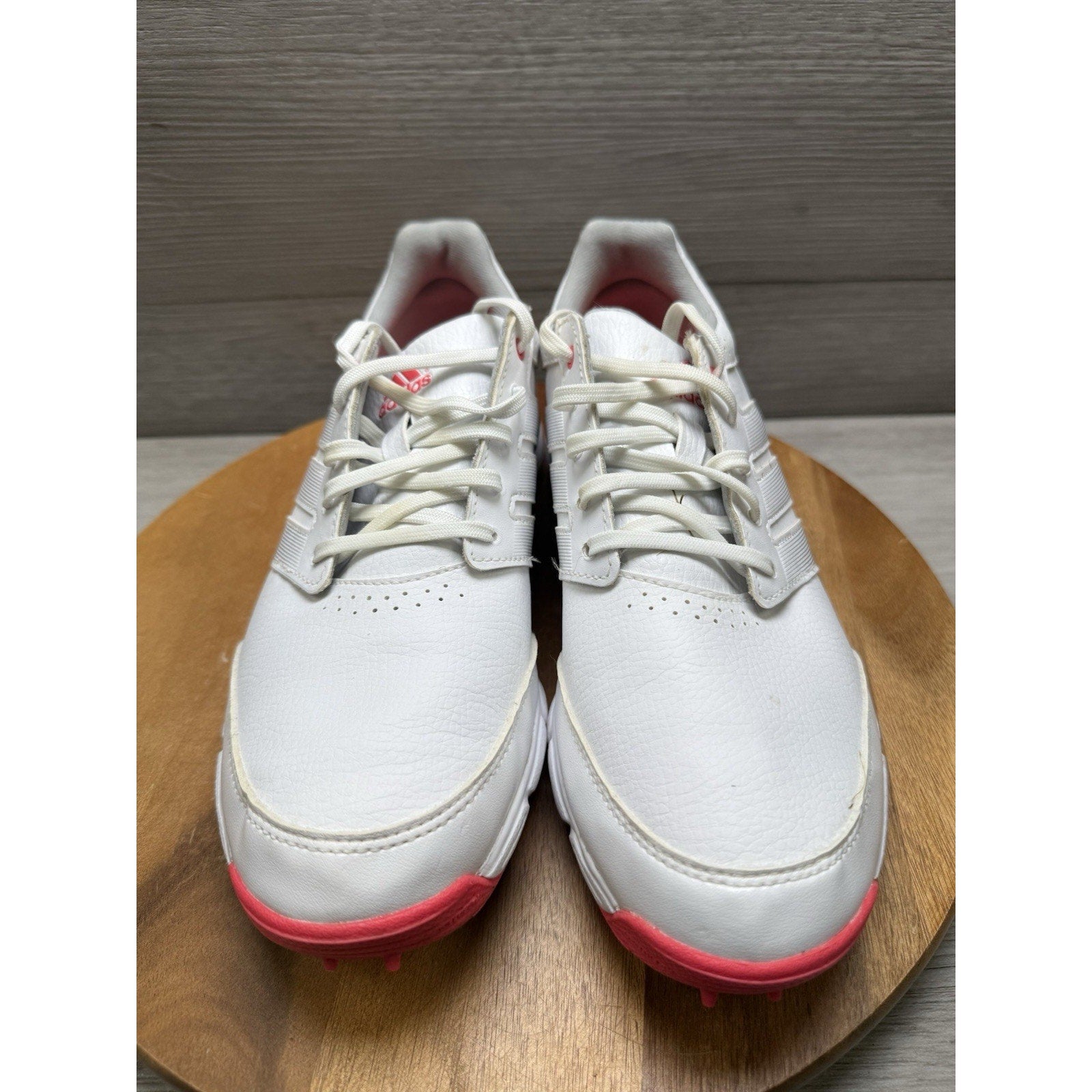 Adidas Response Light Golf Shoes Q47063 White Pink With Cleats Women’s 8.5
