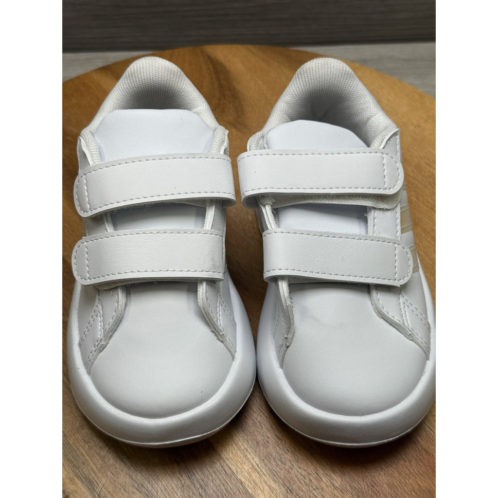 Adidas Grand Court 2.0 CFI Bubble Comfy White Children's Sneaker Shoes 7