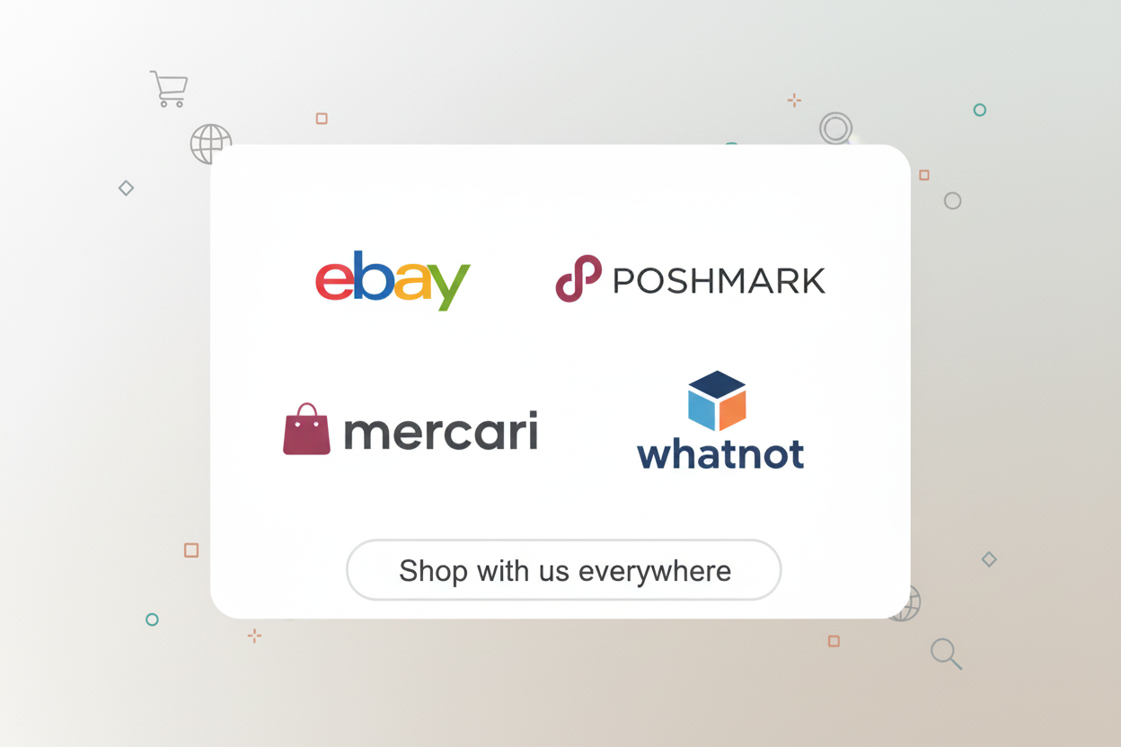 Shop with us on multiple platforms